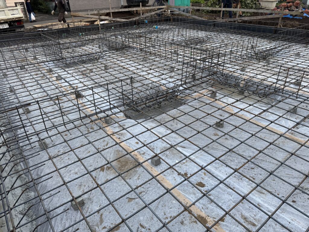 「佐倉上志津の家」配筋検査を行いました。