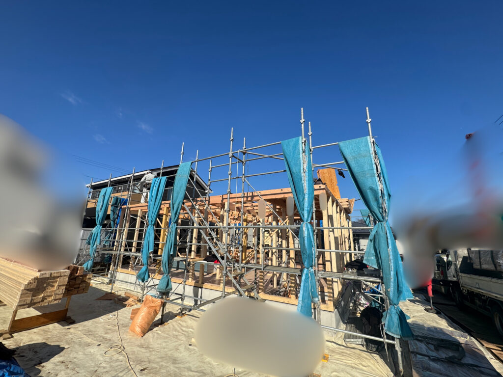 「上志津原の家」上棟しました。