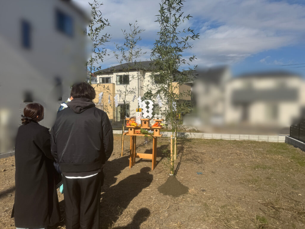 「松戸中和倉の家」地鎮祭を執り行いました。