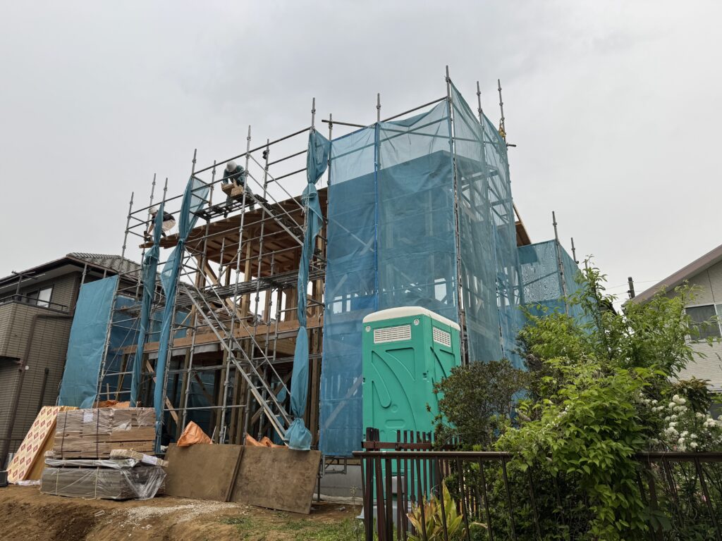 「若松台の家」上棟しました。